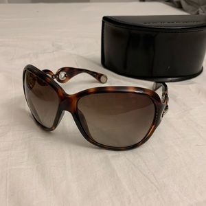 Marc by Marc Jacobs tortoise chain sunglasses